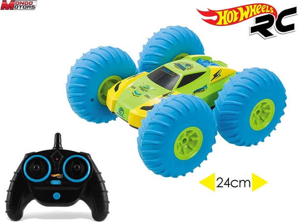 Hot Wheels Stunt Tornado Remote Control Car Buggy Toy Green / Blue