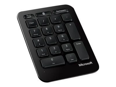 Microsoft Sculpt 2.4GHz Wireless Ergonomic Keyboard & Keypad For Business Black