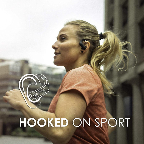 BoomPods Sportpods True Wireless Stereo In Ear Bluetooth Sport Headphones Black