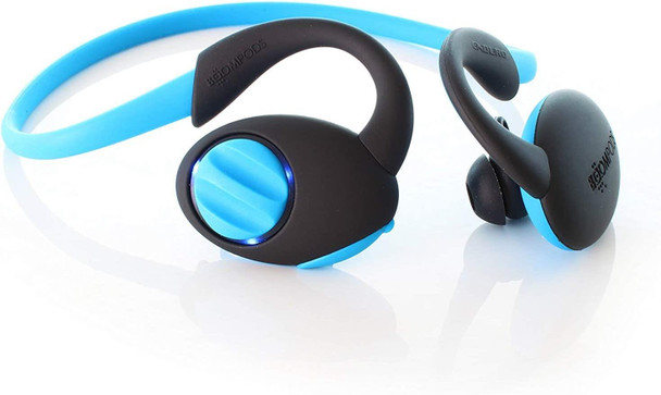 BoomPods SportsPod Enduro IPX6 Wireless Bluetooth Headphones - Blue