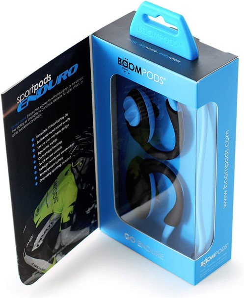 BoomPods SportsPod Enduro IPX6 Wireless Bluetooth Headphones - Blue