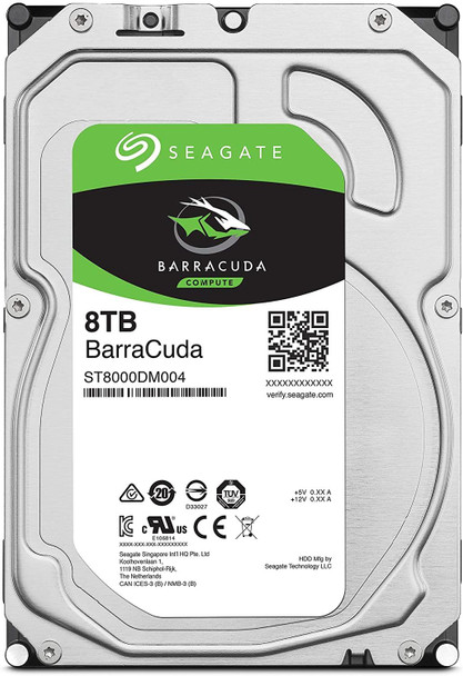 Seagate BarraCuda 8TB 3.5" SATA III 6Gb/s 5400rpm 256MB Cache HDD Hard Drive