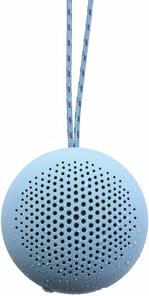 BoomPods RockPod Wireless Portable Waterproof Bluetooth Speaker Ice Blue