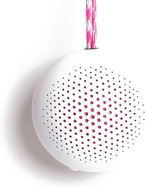BoomPods RokPod Portable Waterproof Wireless Bluetooth Speaker White
