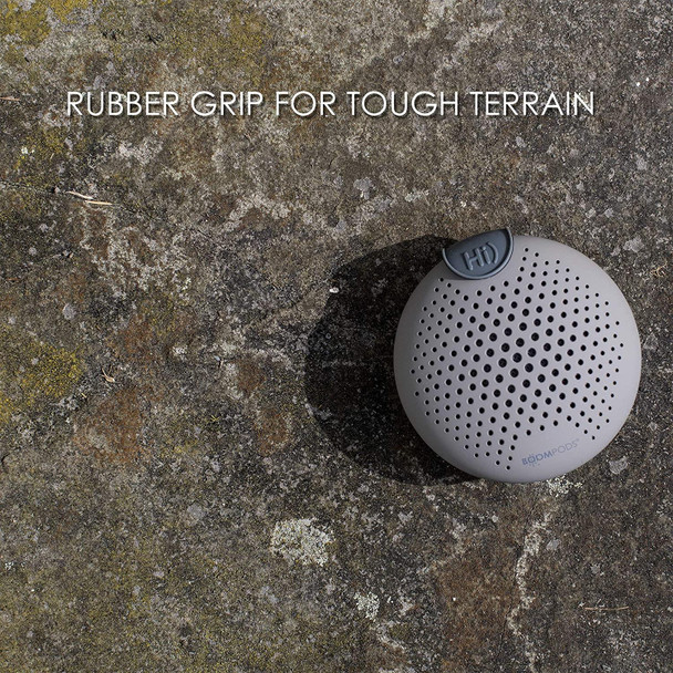 BoomPods Soundclip Mini Portable Wireless Speaker With Alexa Grey