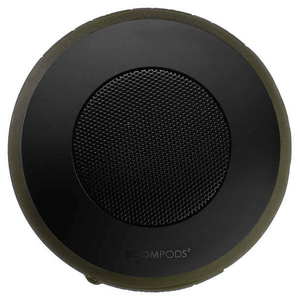 BoomPods Aquapod IPX7 Waterproof Rechargeable Bluetooth Speaker Army Green