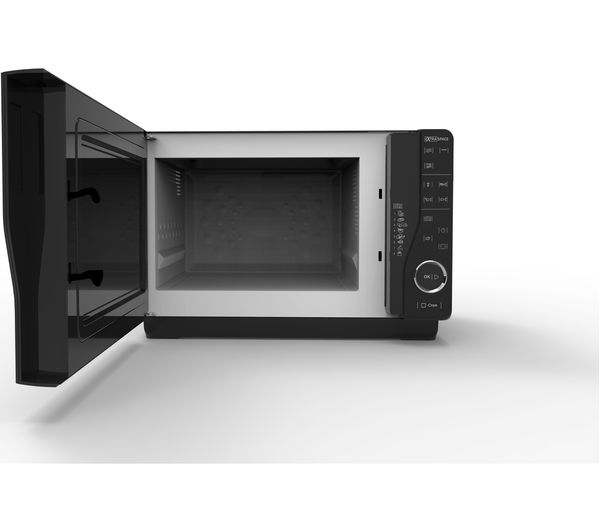 Hotpoint Ultimate Microwave with Grill Black 800W 25L Flatbed Extra Space