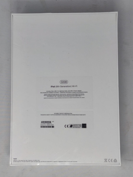 Apple iPad 2020 8th Generation 10.2" Retina Display 32GB WiFi Tablet Space Grey