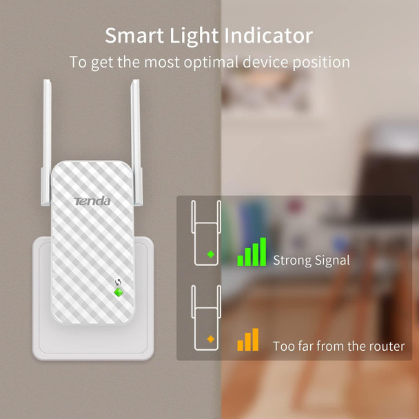 Tenda A9 N300 Universal WiFi Range Extender Single