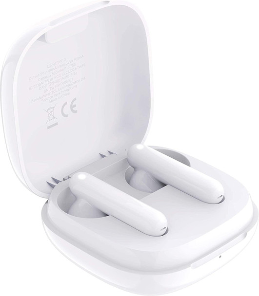 TCL Move Audio S150 Wireless Bluetooth In Ear Headphones & Charging Case White