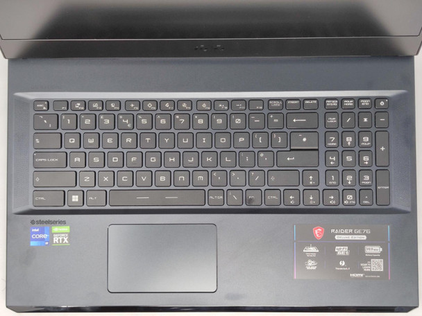 MSI GE76 Raider 17.3" 4K 120Hz Laptop i9 12900HK 32GB DDR5 2TB SSD RTX 3080