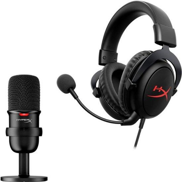 HyperX Streamer Starter Set SoloCast Microphone + Cloud Core 7.1 Gaming Headset