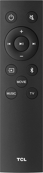 TCL TS6100 2.0CH Dolby Audio Wireless Bluetooth Soundbar for TV Black
