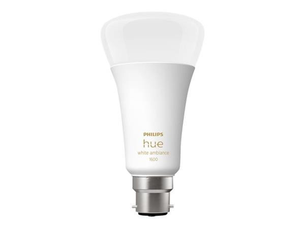 Philips Hue White Ambiance LED Smart Light Bulb B22 - Single