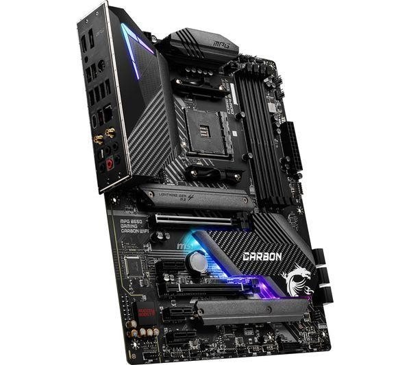 MSI MPG B550 Gaming Carbon WiFi AMD Socket AM4 DDR4 ATX Motherboard