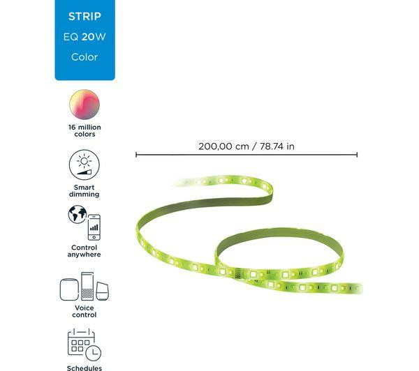 Wiz Connected Colors & Tunable Whites Smart LED Light Strip - 2M