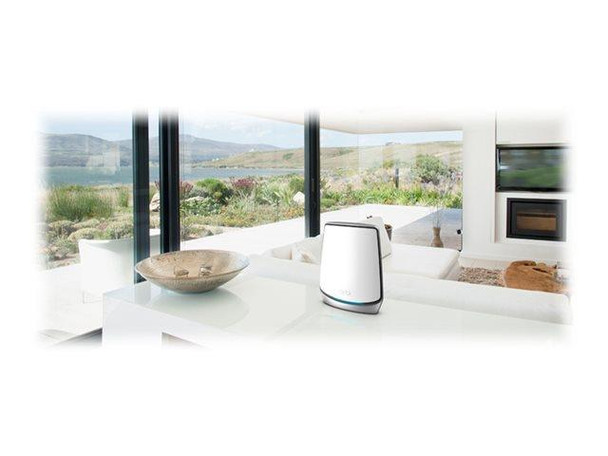 Netgear Orbi RBK853 AX6000 TriBand WiFi 6 Home Mesh System Router & 2 Satellites