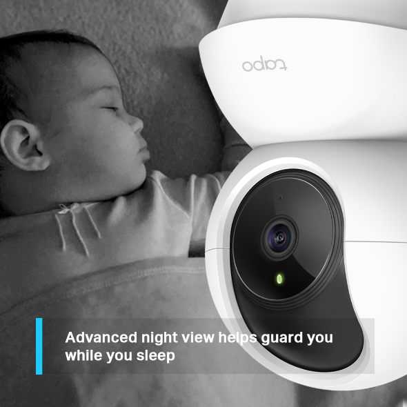TP-Link Tapo C200 V2.0 Indoor WiFi FHD NightVision CCTV Security Camera White
