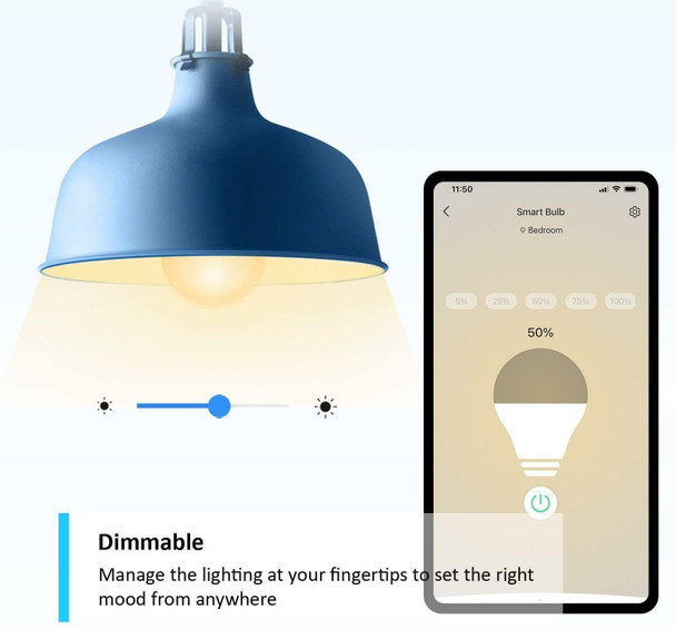 TP-LINK Tapo L510B V1.0 B22 Dimmable Soft Warm White Smart Light Bulb