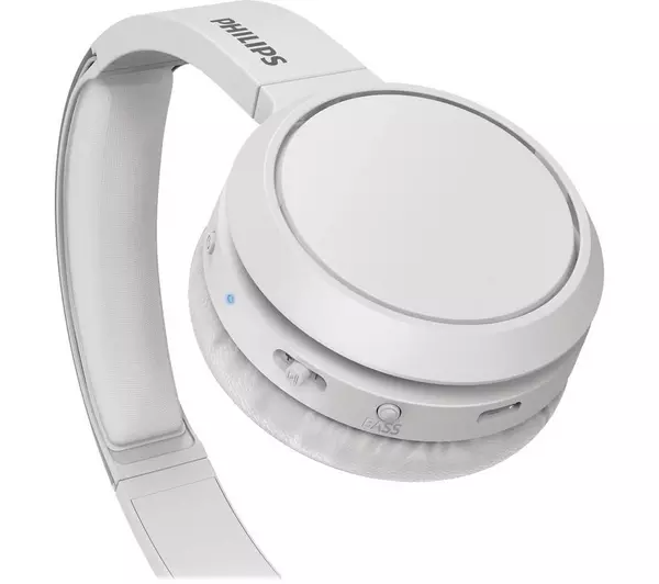 Philips Wireless Bluetooth On Ear Foldable Headphones - White