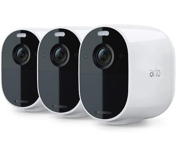 ARLO Essential Spotlight Full HD 1080p WiFi Security Camera - Triple Pack