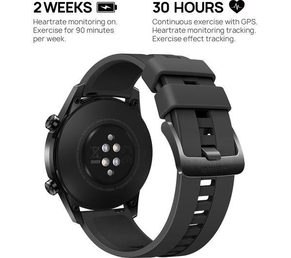 Huawei Watch GT 2 Sport 46 mm Health & Fitness Smart Watch Matte Black