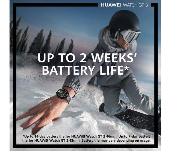 Huawei Watch GT 3 Active 42mm Health & Fitness GPS Smart Watch Black