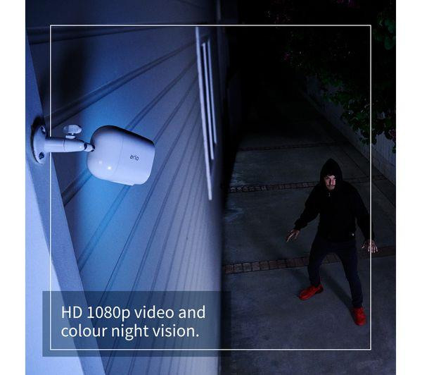 Arlo Essential XL Spotlight Full HD 1080p WiFi CCTV Security Camera - White