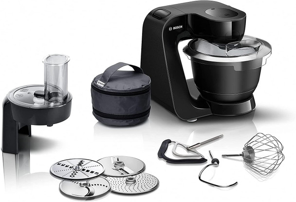 Bosch CreationLine Series 4 3.9 Litre 1000W 7 Speed Stand Mixer Carbon Black
