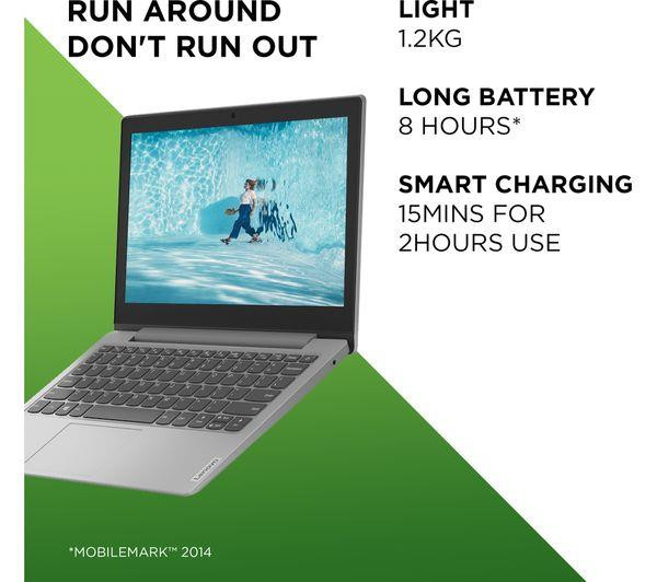 Lenovo IdeaPad Slim 1i 11.6" Laptop Intel Celeron N4020 4GB 64GB eMMC Grey
