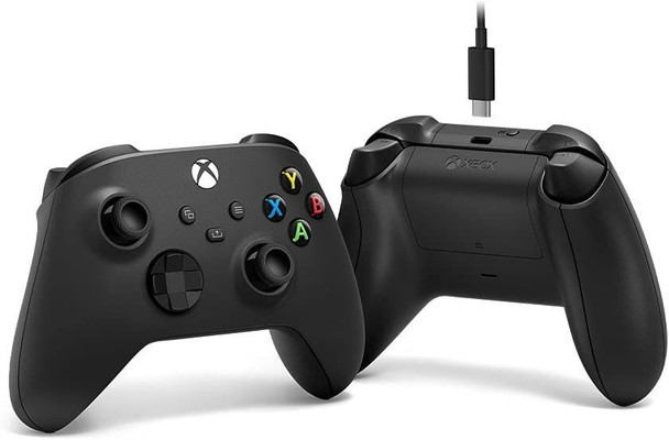 Microsoft Xbox Series X / S / PC Wireless Controller With USB C Cable - Black