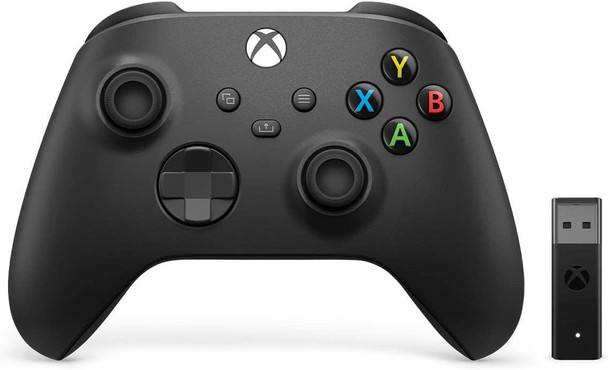 Microsoft Xbox Series X / S PC Wireless Controller With Adapter - Black