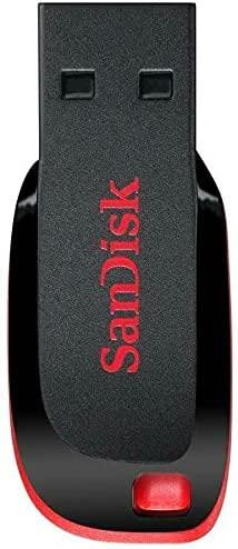 SanDisk Cruzer Blade 32GB USB 2.0 Flash Drive Memory Pen - Triple Pack 3 x 32GB