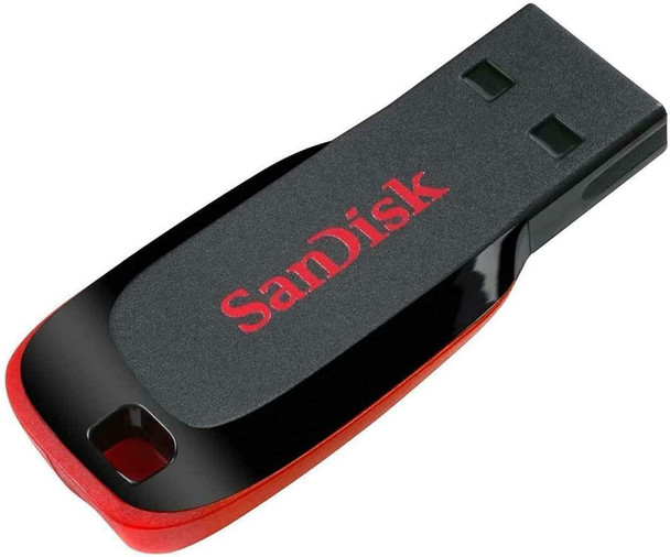 SanDisk Cruzer Blade 32GB USB 2.0 Flash Drive Memory Pen - Triple Pack 3 x 32GB