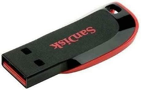 SanDisk Cruzer Blade 32GB USB 2.0 Flash Drive Memory Pen - Triple Pack 3 x 32GB