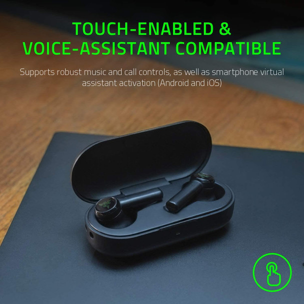 Razer Hammerhead True Wireless Bluetooth IPX4 In Ear Headphones - Black