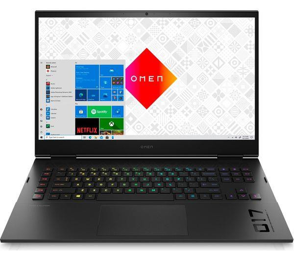 HP Omen 17-ck0501na Intel Core i7 11800H RTX 3060 17.3" QHD 165Hz Gaming Laptop