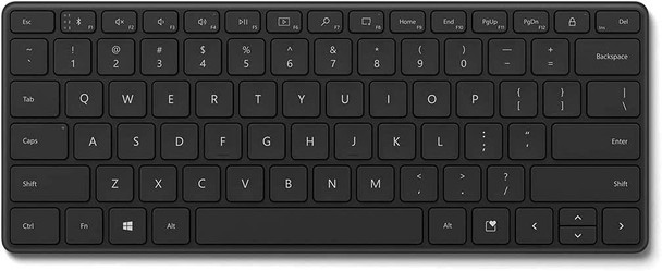 Microsoft Designer Bluetooth Compact Keyboard Black UK English Layout