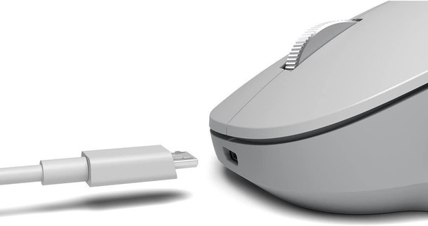 Microsoft Surface Precision Mouse Bluetooth Wireless & Rechargeable - Grey