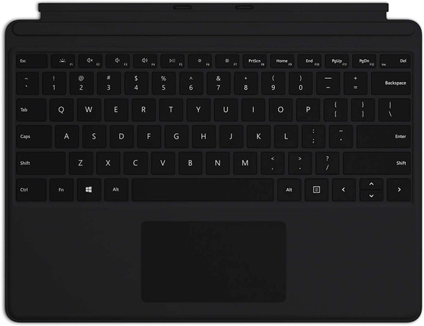 Microsoft Surface Pro X Keyboard Black - English international (US)