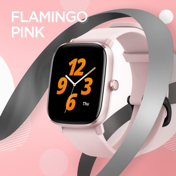 Amazfit GTS 2 Mini 1.55" AMOLED Health & Fitness Smart Watch - Flamingo Pink