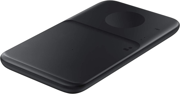 Samsung Qi Fast Wireless Charger Duo Black For Phone & Watch Without Adapter