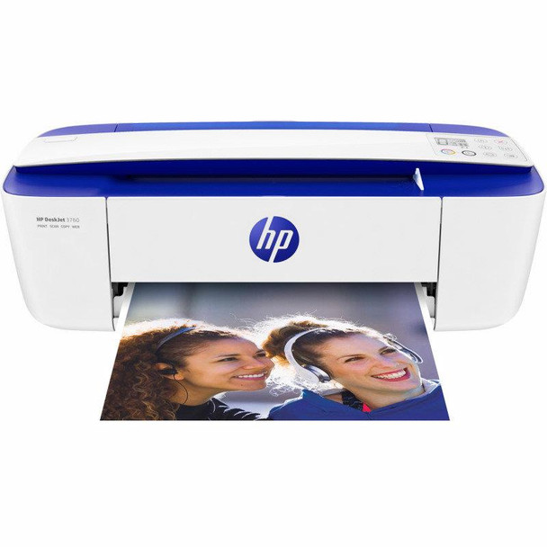 HP DeskJet 3760 All in One Colour Inkjet Printer - Print copy scan