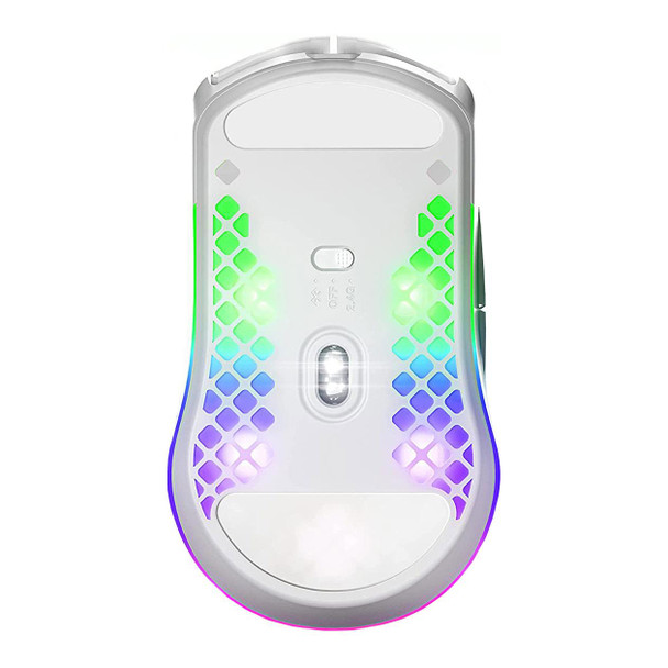 SteelSeries Aerox 3 (2022 Edition) Wireless Optical RGB Gaming Mouse Snow White