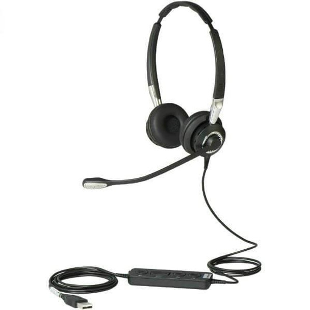 Jabra BIZ 2400 II USB Duo MS On Ear USB Wired & Bluetooth PC Headset