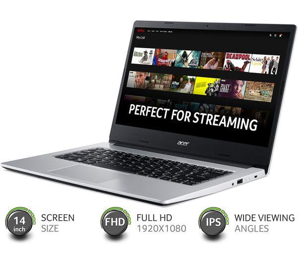 Acer Aspire 3 A314-22 14" FHD Laptop AMD Ryzen 3 3250U 8GB RAM 128GB SSD