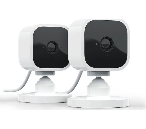 Amazon Blink Mini Full HD 1080p WiFi Plug-In Security Camera 2 Cameras