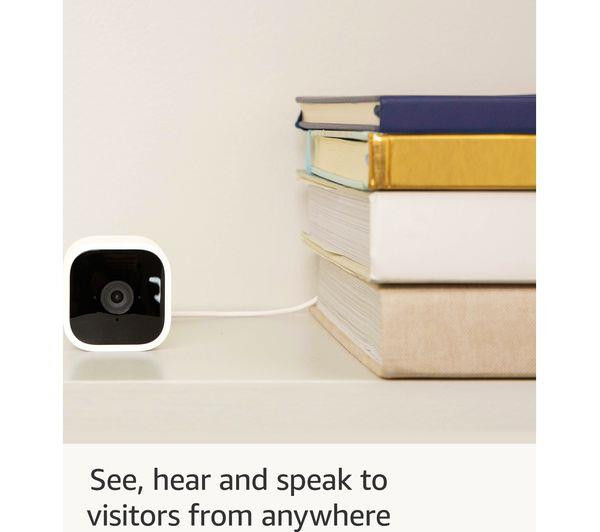 Amazon Blink Mini Full HD 1080p WiFi Plug-In Security Camera 2 Cameras