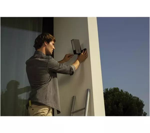 Netatmo Presence NOC01-UK FHD WiFi Floodlight Outdoor CCTV Security Camera Black