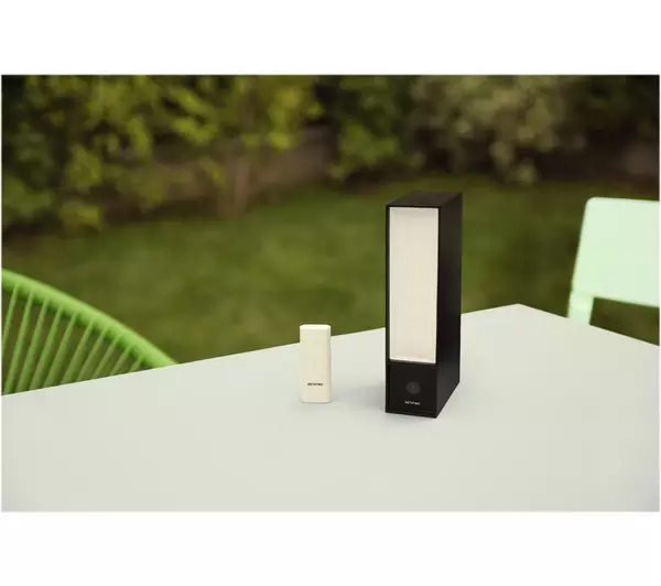 Netatmo Presence NOC01-UK FHD WiFi Floodlight Outdoor CCTV Security Camera Black